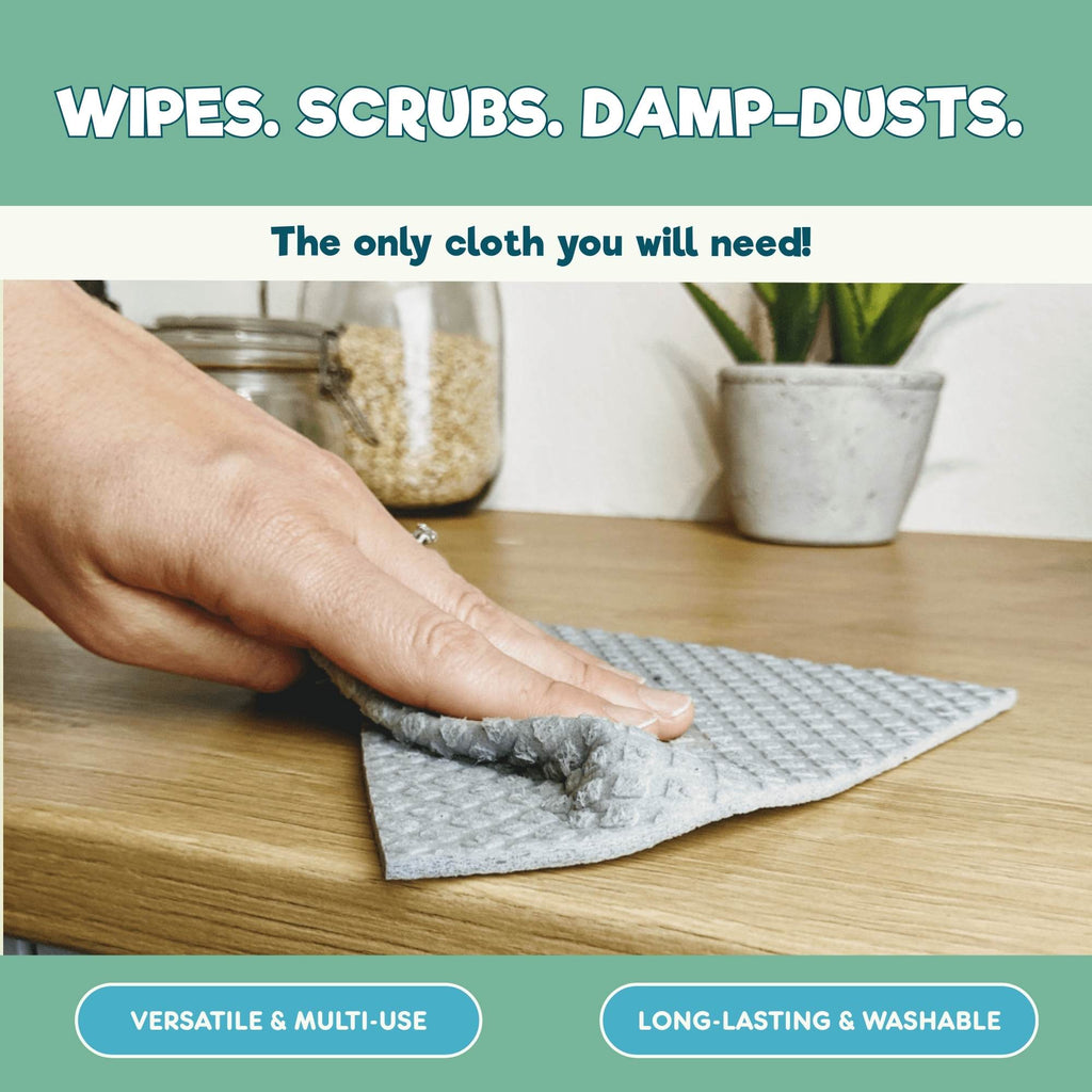 All-Purpose Eco Cloths (Swedish Dishcloths) | 6 Pack
